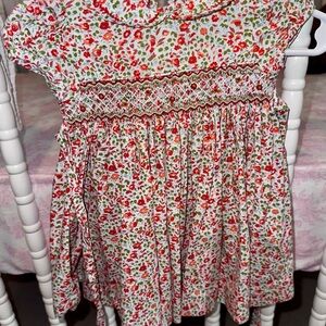 Floral Smocked Baby Dress